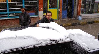 Bayburt'ta Nisan Kar'ı Şaşırttı