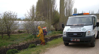 Pazarlar'da Haşere Mücadelesi