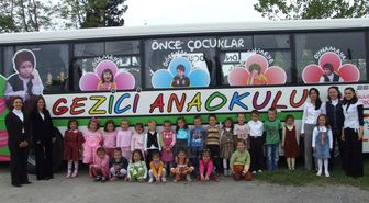 Gezici Anaokulu Otobüsü Hizmet Vermeye Başladı