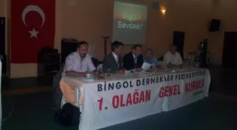 Bingöl Dernekler Federasyonu (Binfed) 1.olağan Kongresi Yapıldı