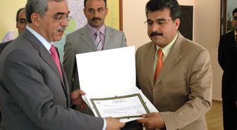Türkiye Birincisi Olan Endüstri Meslek Lisesine Vali Yavaşcan Plaket Verdi