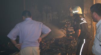 Öncüpınar Sınır Kapısı'ndaki Depo Yangını
