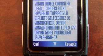Orman Bakanlığı'ndan Mesajlı Uyarı