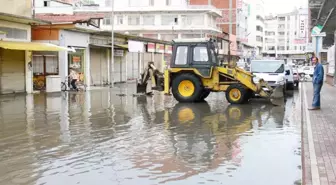 Bafra'da Sağanak Yağmur