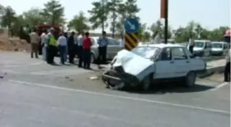 Konya'da Otostop Çeken Şahsa Otomobil Çarptı