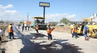 Bandırma Çevre Yolu Asfaltlanıyor