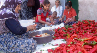 Araban'da Kadınların Hummalı Kış Hazırlıkları