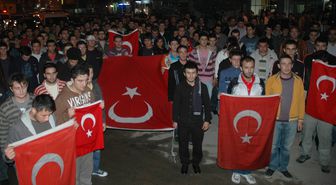 Balıkesir'deki Teröre Tepki Yürüyüşü