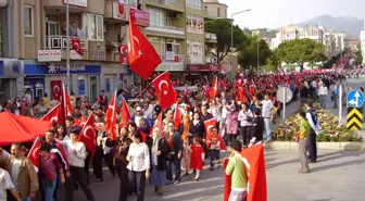 Aydın'da PKK'ya Tepki Yürüyüşü