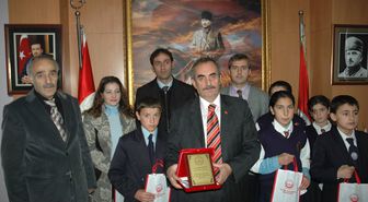 Edip Somunoğlu İlköğretim Okulu Öğrencilerinden Başkan Şahin'e Teşekkür