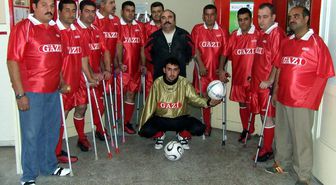 Gaziantep'te Gazi Ampute Futbol Takımı Kuruldu
