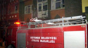 Adıyaman'da Binanın Zemin Katında Yangın Paniği