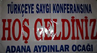'Türkçe'ye Saygı' Konferasının Afişinde İmla Hatası