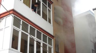 Apartmanın Fuel-oil Kazanı Alev Aldı