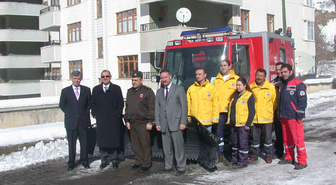 Gümüşhane'ye Paletli Ambulans