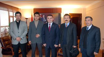 Eğitim Sen Yeni Yönetimi, Murat Sesli'yi Ziyaret Etti