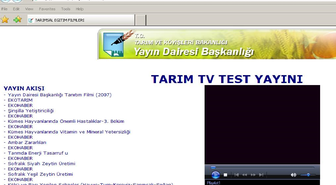 Tarım Tv İnternet Üzerinden Test Yayınlarına Başladı