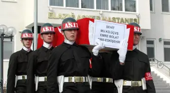 Mayına Basarak Şehit Düşen Astsubay İçin Elazığ'da Tören Düzenlendi