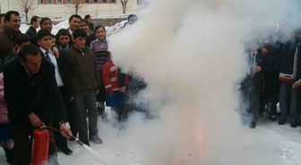 Varto'da Deprem ve Yangın Tatbikatı