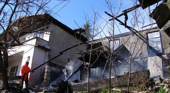 Artvin'de Yangın
