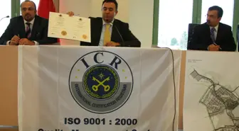 Çorlu Belediyesi'ne Iso 9001:2000 Kalite Belgesi