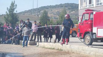 Musabeyli Yibo'da Yangın Tatbikatı Yapıldı