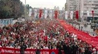 163. Yıl Yürüyüşünde 'Alo Kanka' Tanıtımı