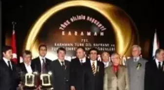 Karaman Türk Dili Ödülleri Verildi
