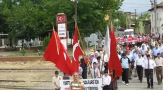 Köşk'te Atatürk'e Saygı Yürüyüşü