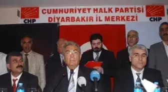 CHP Lideri Deniz Baykal'dan Diyarbakır'da Açıklamalar