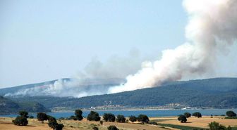 Çanakkale'deki Orman Yangınında Soğutma İşlemleri Sürüyor