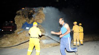 Saman Balyaları Alev Alev Yandı