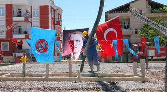 Aksaray'da Modern İtfaiye Binasının Temeli Atıldı