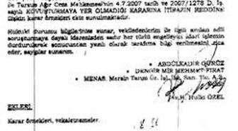 Menas Tır'larına Kırmızı Hat Bombası