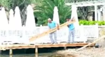 Torba'da Pes Dedirten İskele Kaldırılıyor