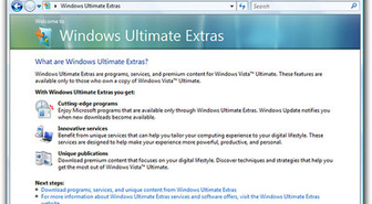 Vista Ultimate Extras'tan İki Ücretsiz Oyun