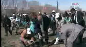 Iğdır - Çevre Temizliği Yaparken Yangın Çıkardılar