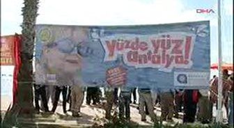 Antalya - Başkan Akaydın Turizm Sezonunu Denize Girerek Açtı