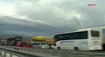 Ankara - Ek Görüntü//Elmadağ´Da Zincirleme Trafik Kazası: 2