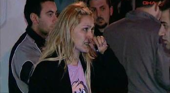 İşyerinin Yanışını İzlerken Gözyaşlarını Tutamadı