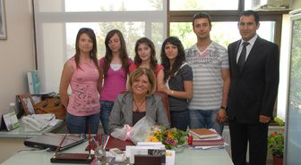 Gençlerden Belediye’ye ziyaret 


