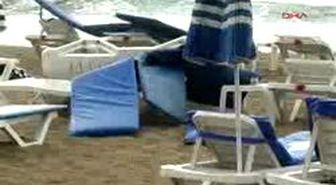 Alanya - Plajda Hortum Paniği