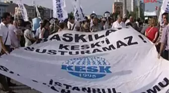 Kesk'ten Gözaltılara Tepki Eylemi