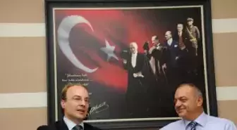 Başkan Ergün Makedonya Dış İşleri Bakanı’nı Ağırladı