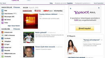 Yahoo! Türkiye Anasayfasını Yeniledi
