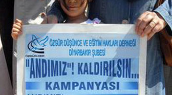 Diyarbakır'da 'Andımız Kaldırılsın' Eylemi