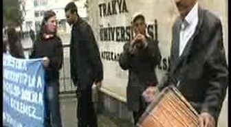 Trakya Üniversitesi Öğrencilerinden Skeçli Eylem