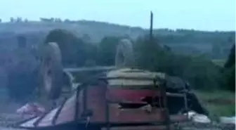 Çanakkale - Kamyon Traktörü Biçti: 1 Ölü