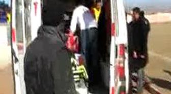 Futbol Maçına Hava Ambulansı Molası