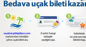 GittiGidiyor Seyahat İle Bedava Uçuşlar Başladı!